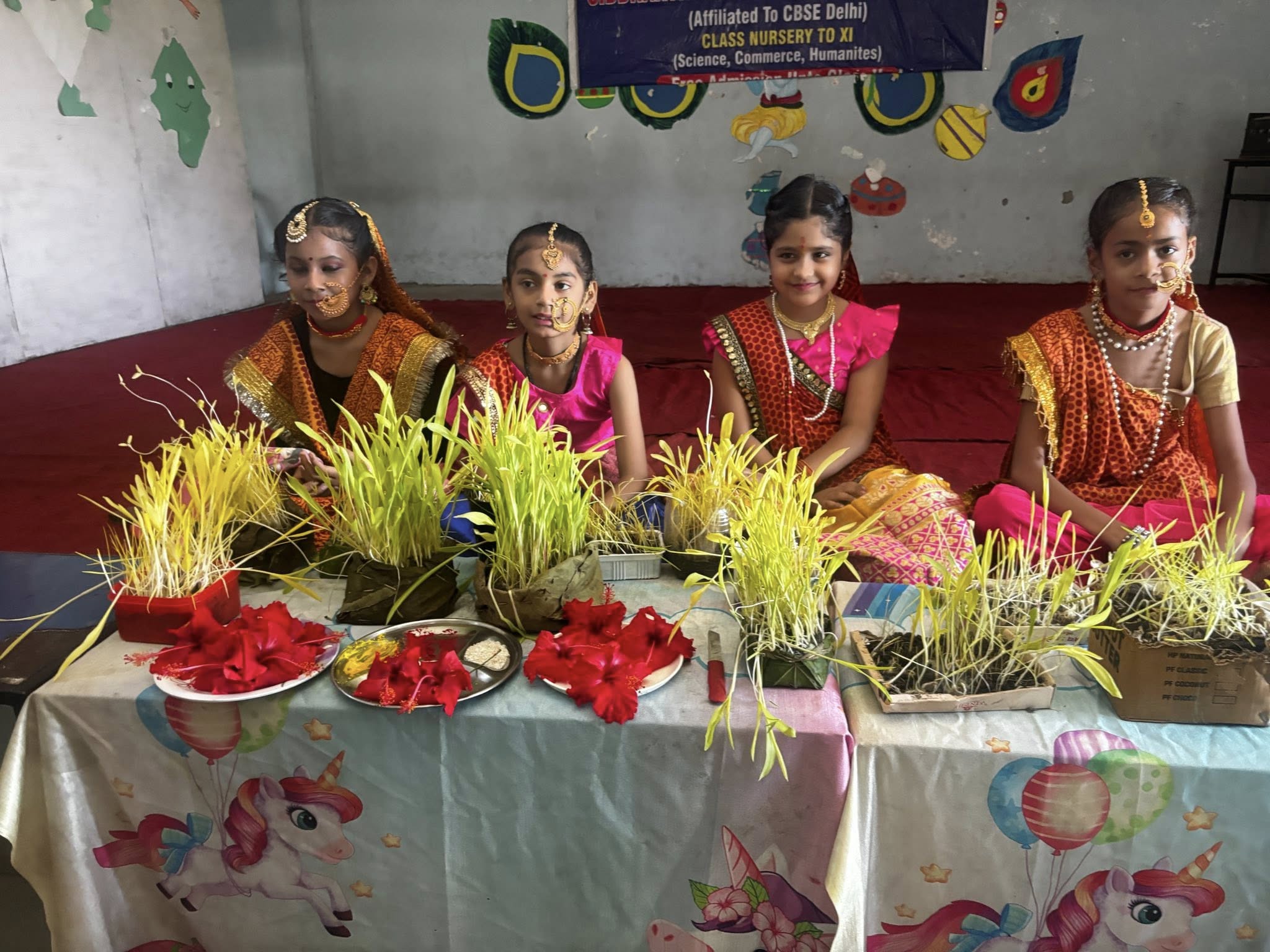 Students celebrating Harela