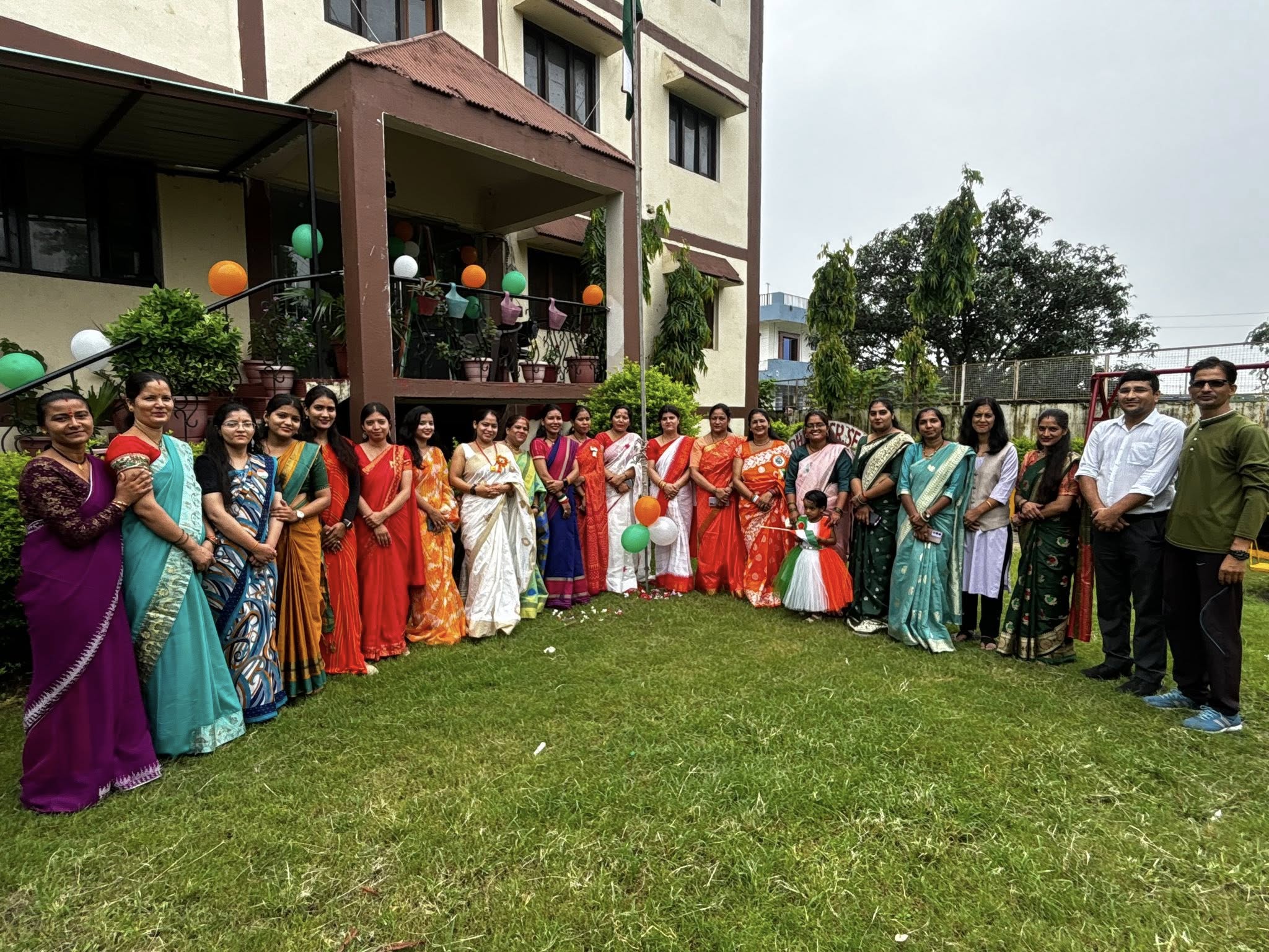 Students assembly at Siddharth Public School